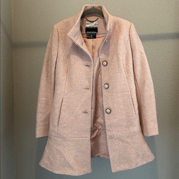 Kensie Women's Light Pink Trench Coat XS - Picture 2 of 10
